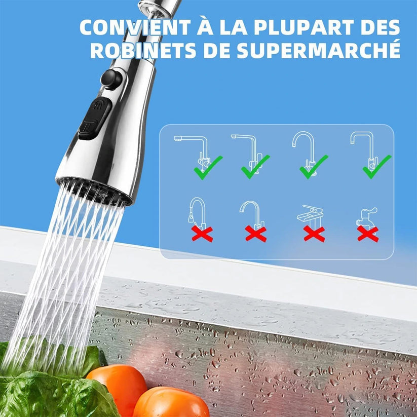 TapTwistβ’ β Flexible Tap Extension | Rotate, Rinse & Save Water | Easy Fit for Any Sink