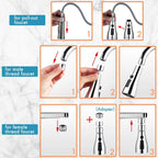 TapTwist™ – Flexible Tap Extension | Rotate, Rinse & Save Water | Easy Fit for Any Sink