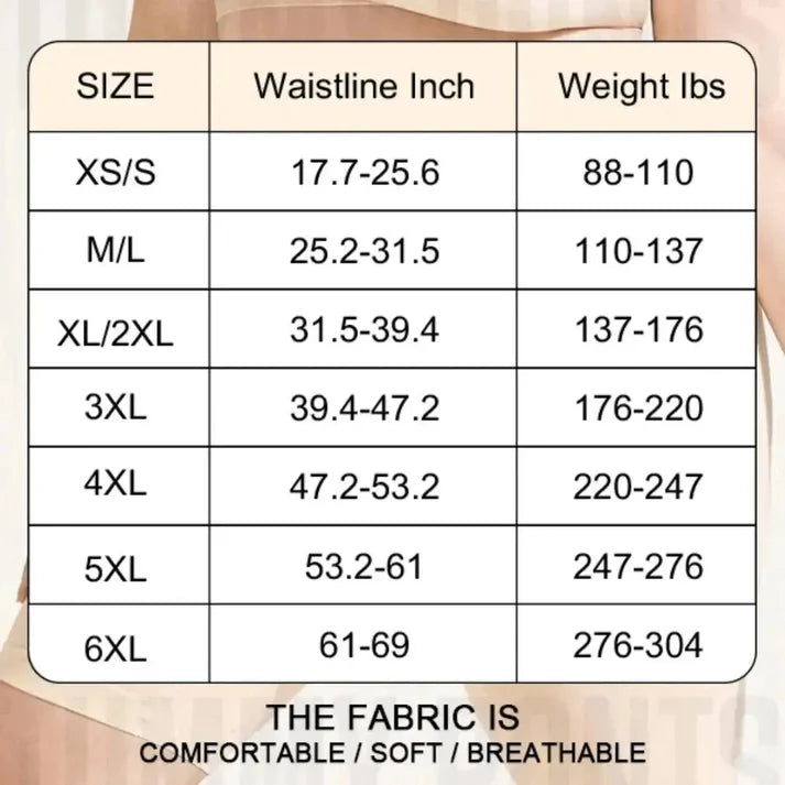 4-in-1 Shaper - Quick Slim Shape Wear Tummy, Back, Thighs, Hips - Black/Effective Seamless Tummy Tucker